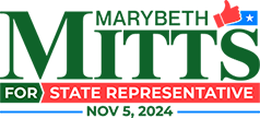 Marybeth Mitts for State Representative logo
